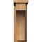 Ekena Millwork Huntington Rough Sawn Corbel w/Backplate, Western Red Cedar, 6"W x 14"D x 18"H COR06X14X18HUN01RWR - alternate 2